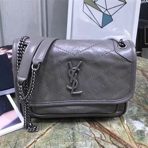 ysl niki bag grey|ysl baby niki.